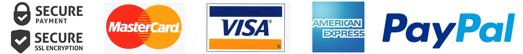 MasterCard-VISA-AMEX-PayPal