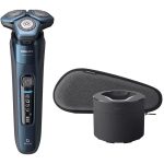 Philips S7882/50 Series 7000 electric shaver for sensitive skin with charging stand and cleaning pod